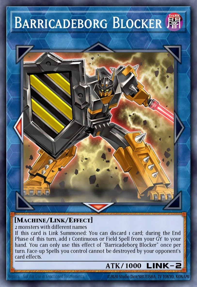 BARRICADEBORG BLOCKER - BLGG-EN102 - 1st Edition - ULTRA RARE