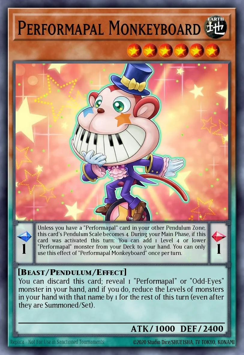 Performapal Monkeyboard - LAVD-ENO04 - 1st Edition - COMMON