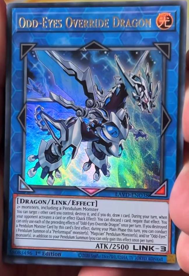 Odd-Eyes Override Dragon - LAVD-ENO38 - 1st Edition - ULTRA RARE