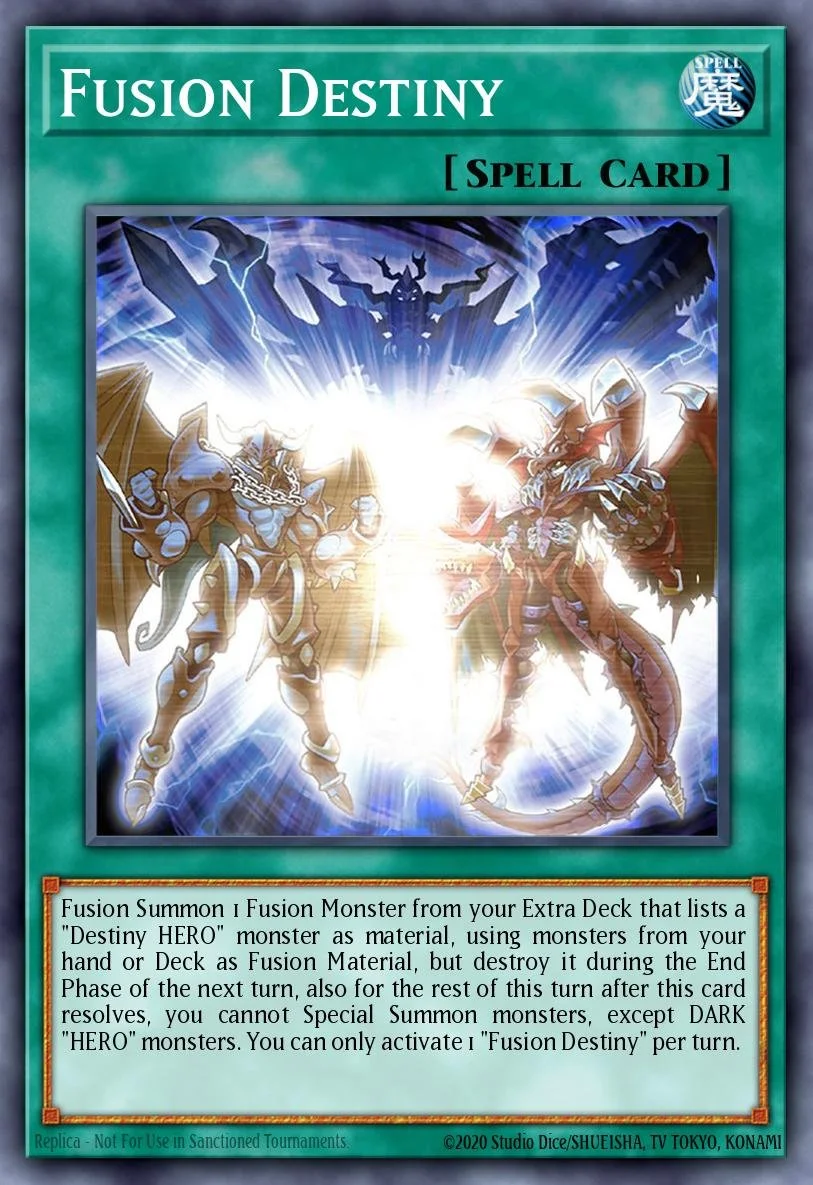 FUSION DESTINY - DANE-EN054 - 1st Edition - SUPER RARE