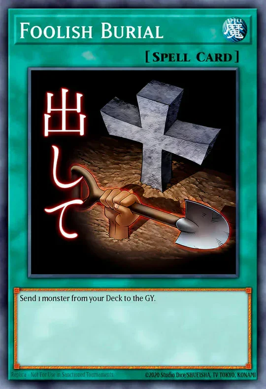 Foolish Burial (Variant Art) - RA05-EN138 - 1st Edition - Ultra Rare