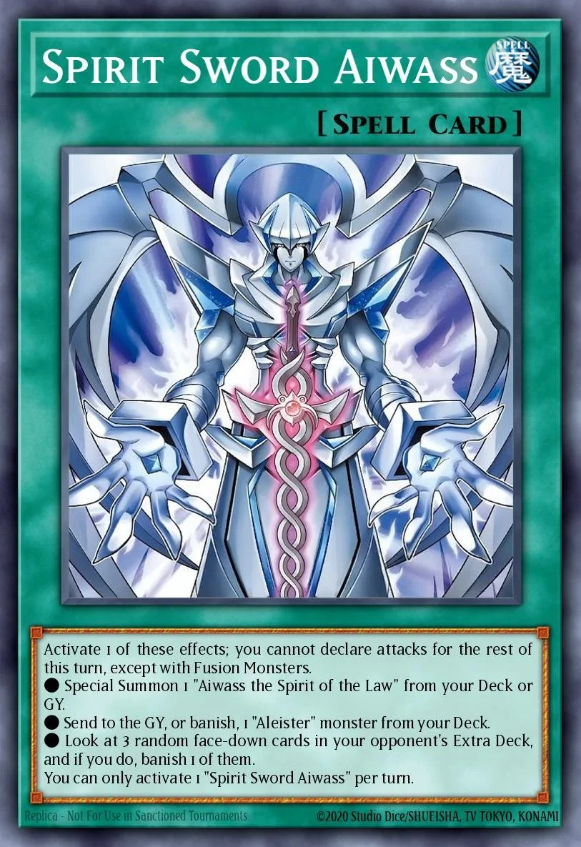 SPIRIT SWORD AIWASS - CORI-EN054 - 1st Edition - COMMON