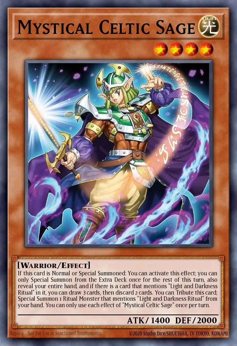 MYSTICAL CELTIC SAGE - CORI-EN003 - 1st Edition - SUPER RARE