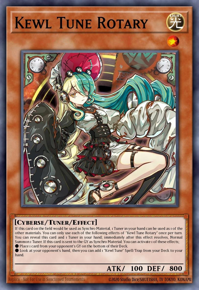 KEWL TUNE ROTARY - BLZD-EN021 - 1st Edition - ULTRA RARE