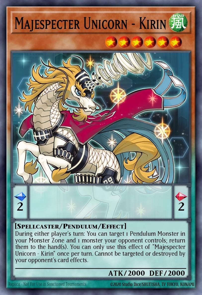 MAJESPECTER UNICORN - KIRIN - BLGG-EN065 - 1st Edition - ULTRA RARE