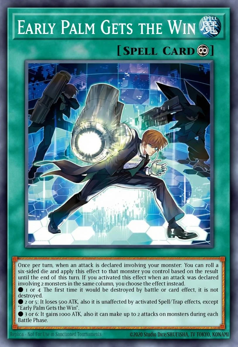 EARLY PALM GETS THE WIN - BLGG-EN048 - 1st Edition - ULTRA RARE