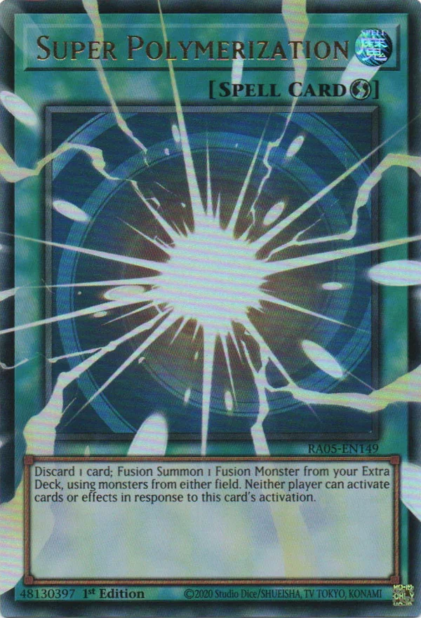 Super Polymerization (Extended Art) - RA05-EN149 - 1st Edition - Ultra Rare