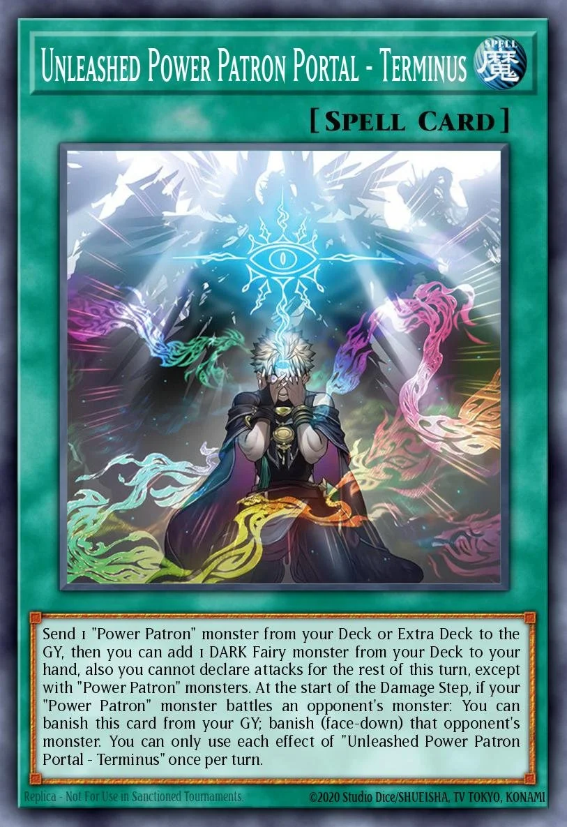 UNLEASHED POWER PATRON PORTAL - TERMINUS - BLZD-EN056 - 1st Edition - SUPER RARE