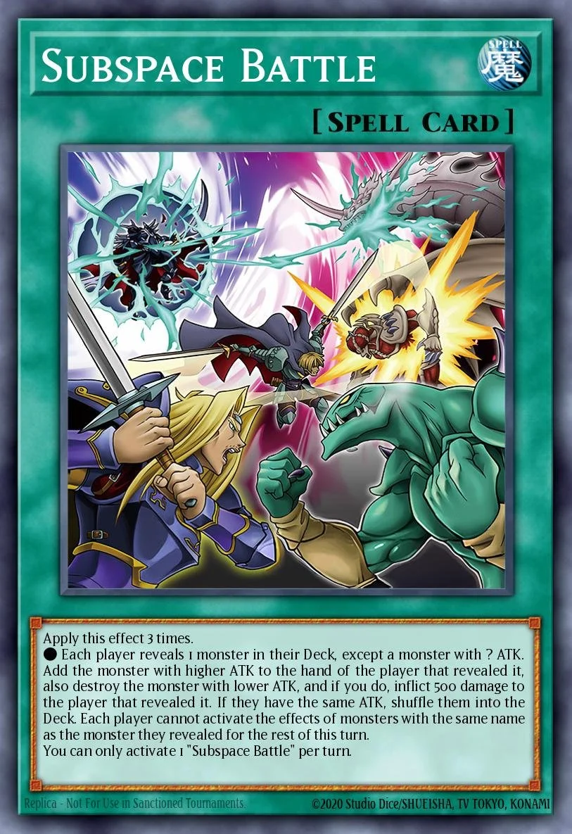 SUBSPACE BATTLE - BLZD-EN100 - 1st Edition - COMMON