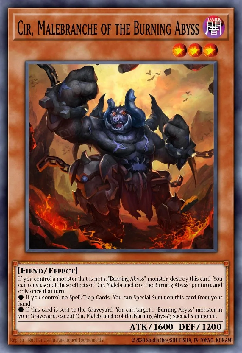 CIR, MALEBRANCHE OF THE BURNING ABYSS - BLGG-EN064 - 1st Edition - ULTRA RARE
