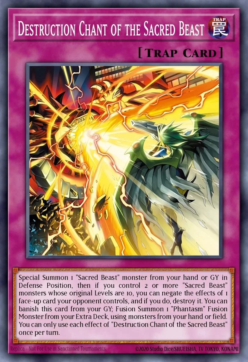 DESTRUCTION CHANT OF THE SACRED BEAST - CORI-EN066 - 1st Edition - COMMON
