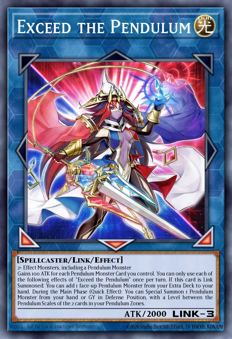 Exceed The Pendulum - LAVD-ENO36 - 1st Edition - ULTRA RARE