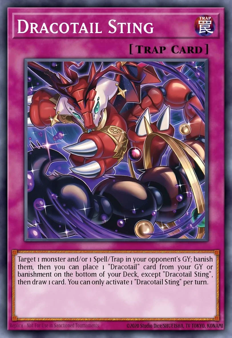 DRACOTAIL STING - BLGG-EN136 - 1st Edition - ULTRA RARE