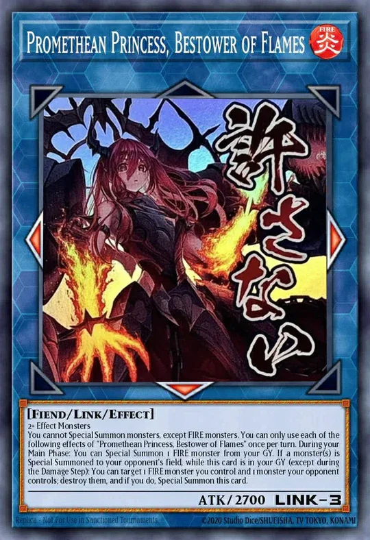 Promethean Princess, Bestower of Flames (Variant Art) - RA05-EN107 - 1st Edition - Ultra Rare