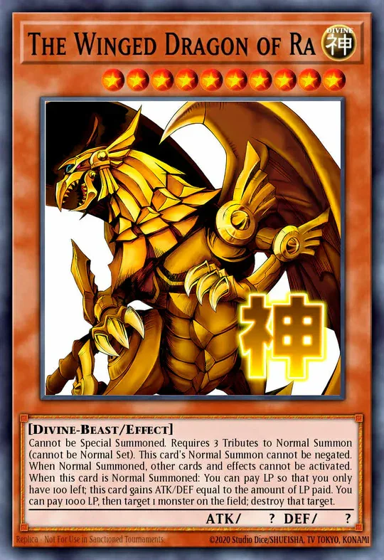 The Winged Dragon of Ra (Variant Art) - RA05-EN130 - 1st Edition - Ultra Rare