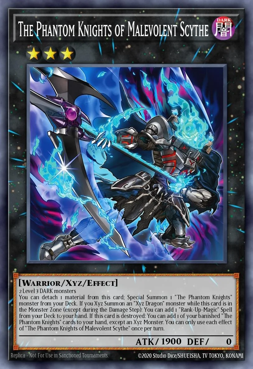 THE PHANTOM KNIGHTS OF MALEVOLENT SCYTHE - CORI-EN037 - 1st Edition - SUPER RARE