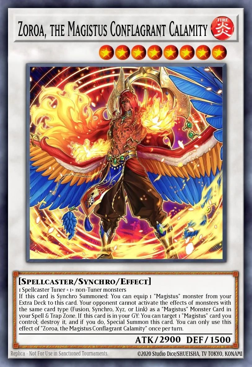 ZOROA, THE MAGISTUS CONFLAGRANT CALAMITY - BLGG-EN093 - 1st Edition - ULTRA RARE