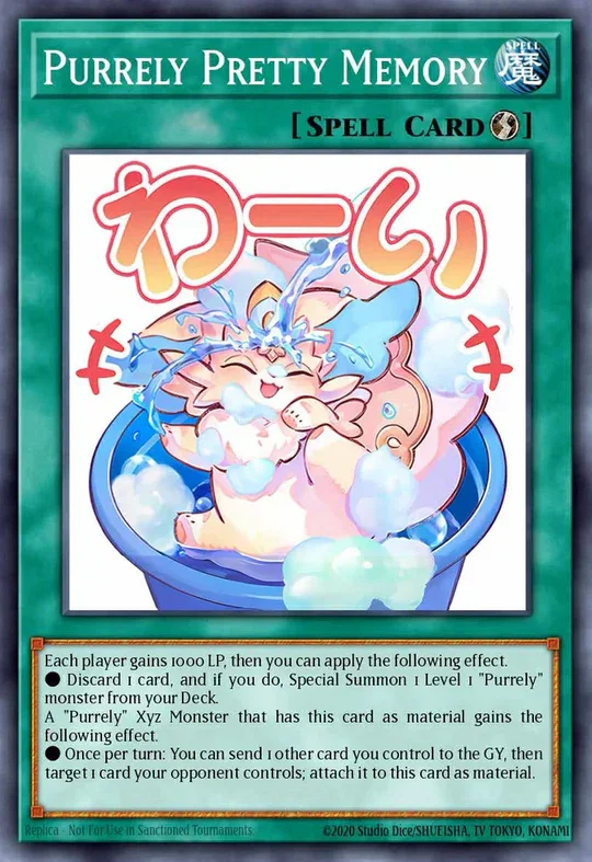 Purrely Pretty Memory (Variant Art) - RA05-EN120 - 1st Edition - Ultra Rare