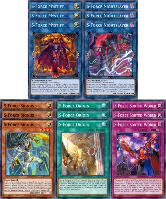S-Force Deck Core - CORI - 15 Cards