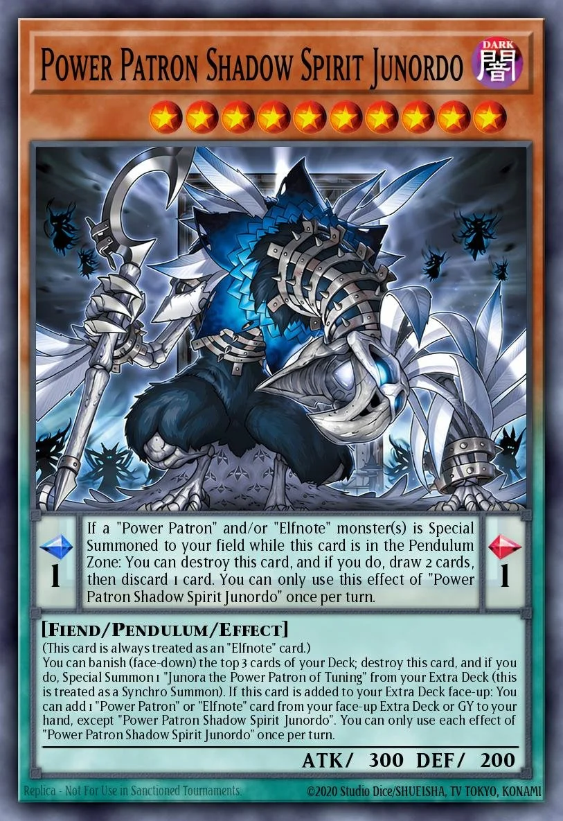 POWER PATRON SHADOW SPIRIT JUNORDO - BLZD-EN013 - 1st Edition - ULTRA RARE