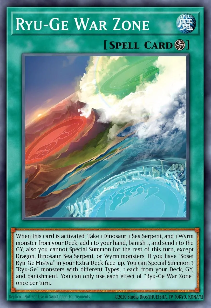 RYU-GE WAR ZONE - CRBR-EN036 - 1st Edition - SUPER RARE