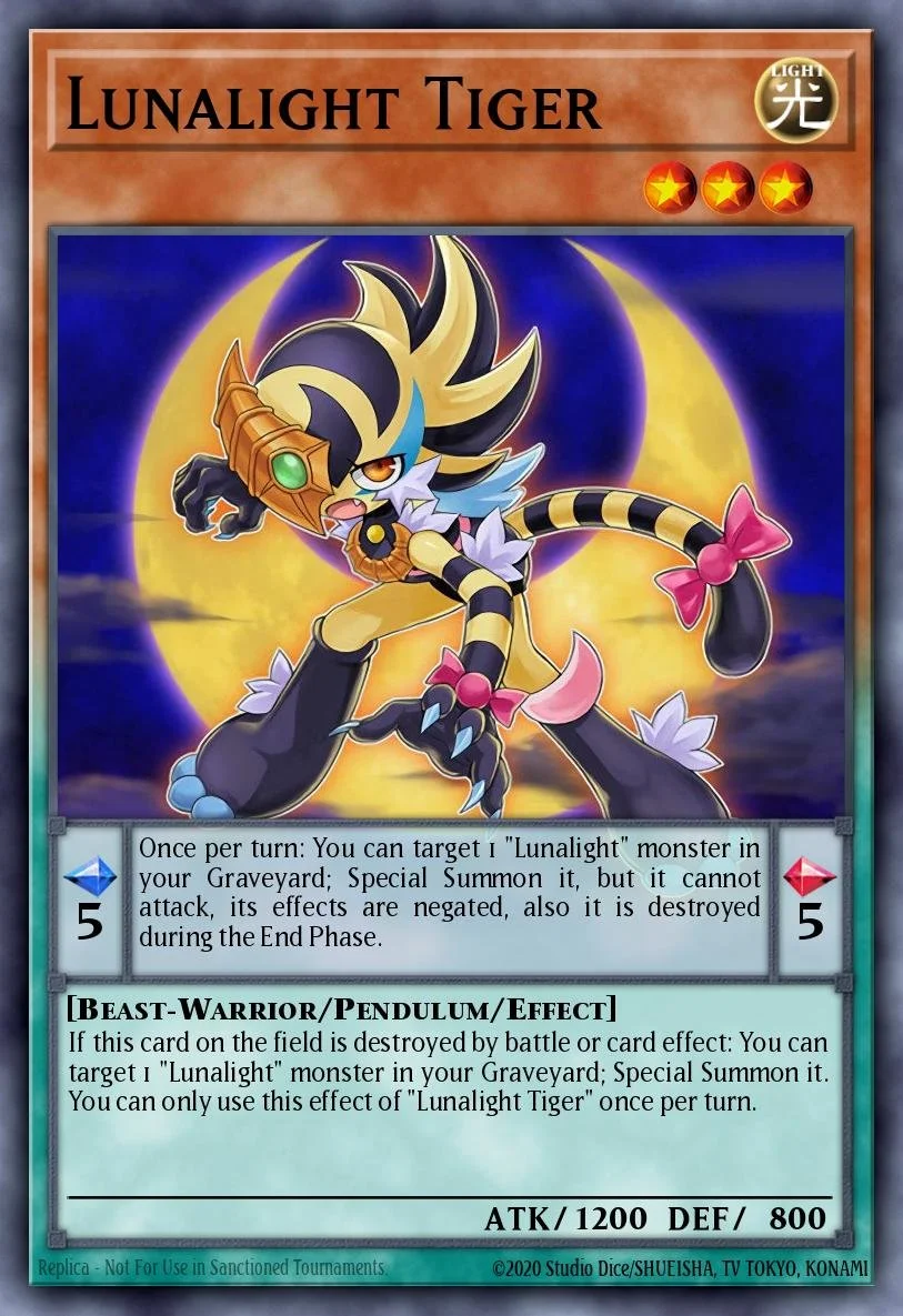 Lunalight Tiger - LAVD-ENL04 - 1st Edition - COMMON