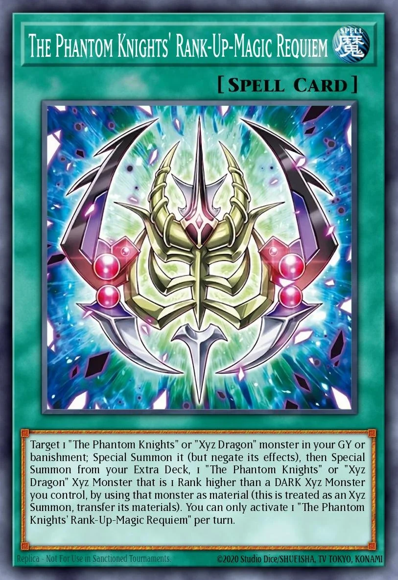THE PHANTOM KNIGHTS' RANK-UP-MAGIC REQUIEM - CORI-EN057 - 1st Edition - COMMON
