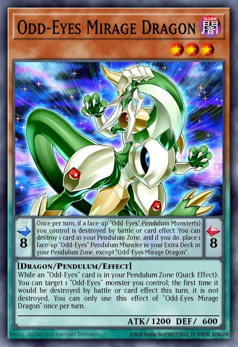 Odd-Eyes Mirage Dragon - LAVD-ENO06 - 1st Edition - ULTRA RARE