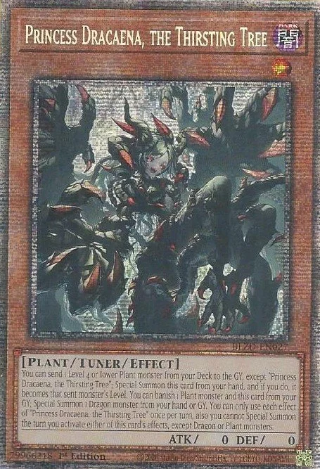 Princess Dracaena, the Thirsting Tree - BLZD-EN027 - Starlight Rare - 1st Edition