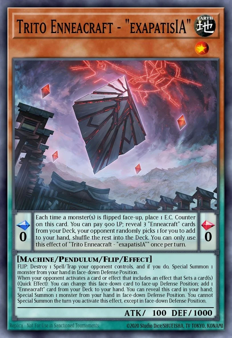 TRITO ENNEACRAFT - "EXAPASTISIA" - BLZD-EN019 - 1st Edition - COMMON