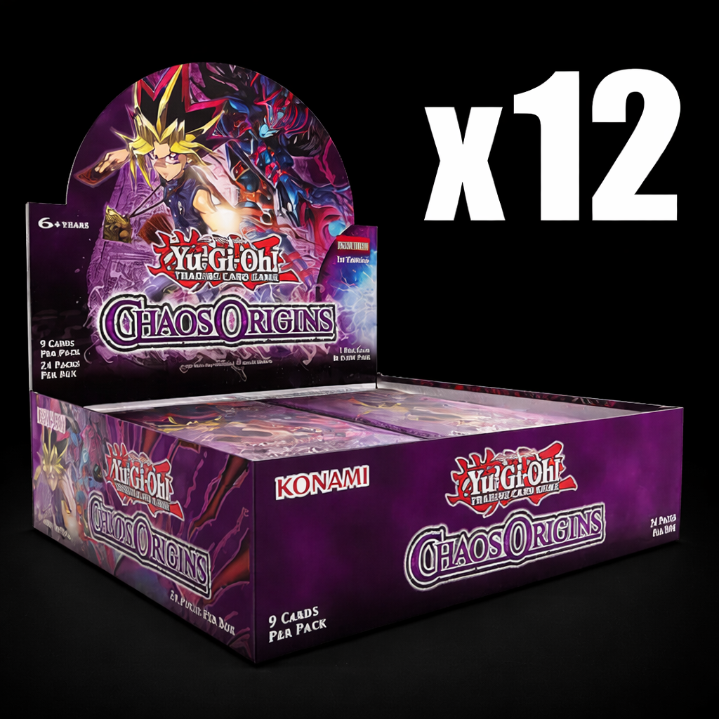 Yu-Gi-Oh! Chaos Origins Booster Case (12 Boxes) Pre-Order - Free Shipping