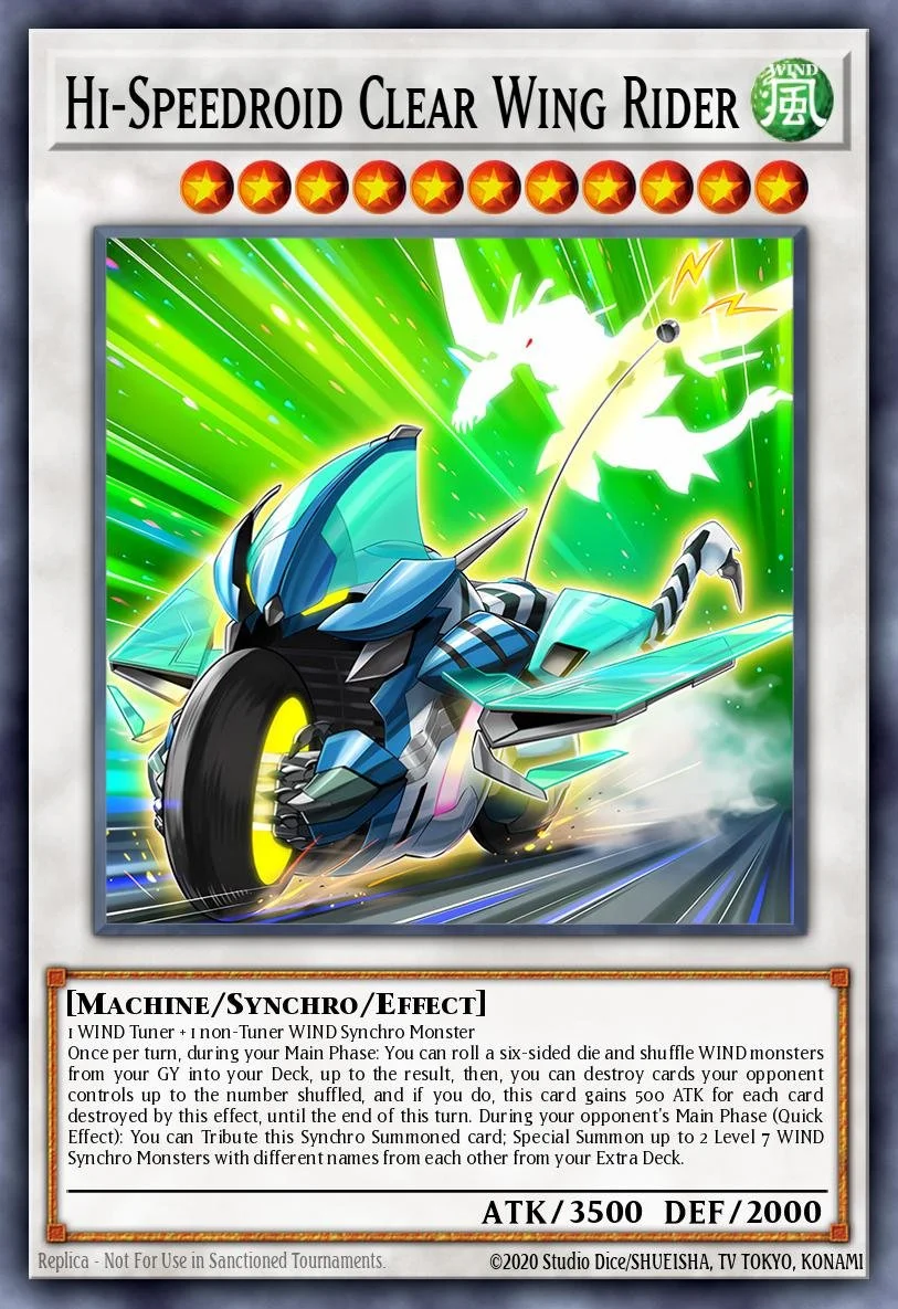 Hi-Speedroid Clear Wing Rider - LAVD-ENS33 - 1st Edition - COMMON