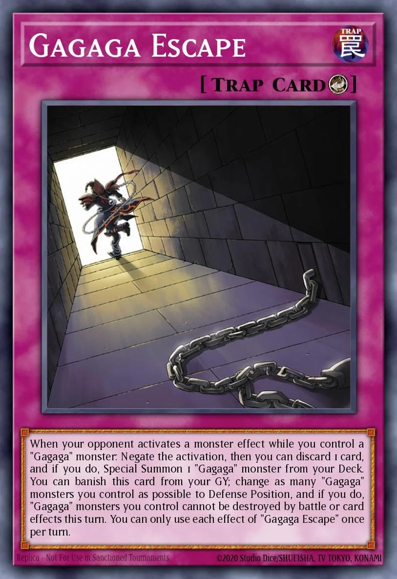 GAGAGA ESCAPE - BLGG-EN037 - 1st Edition - ULTRA RARE