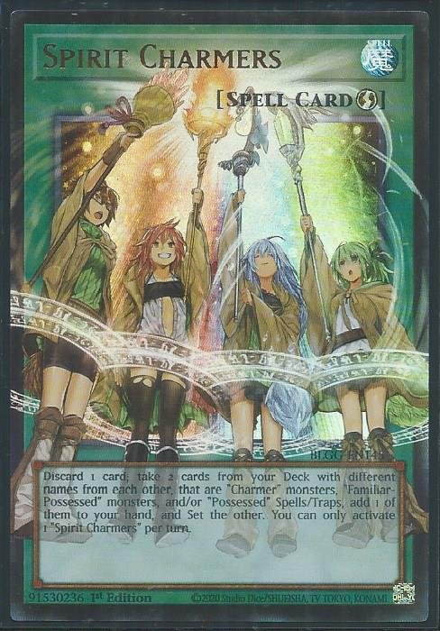 SPIRIT CHAMERS - BLGG-EN145 - 1st Edition - OVERFRAME ULTRA RARE