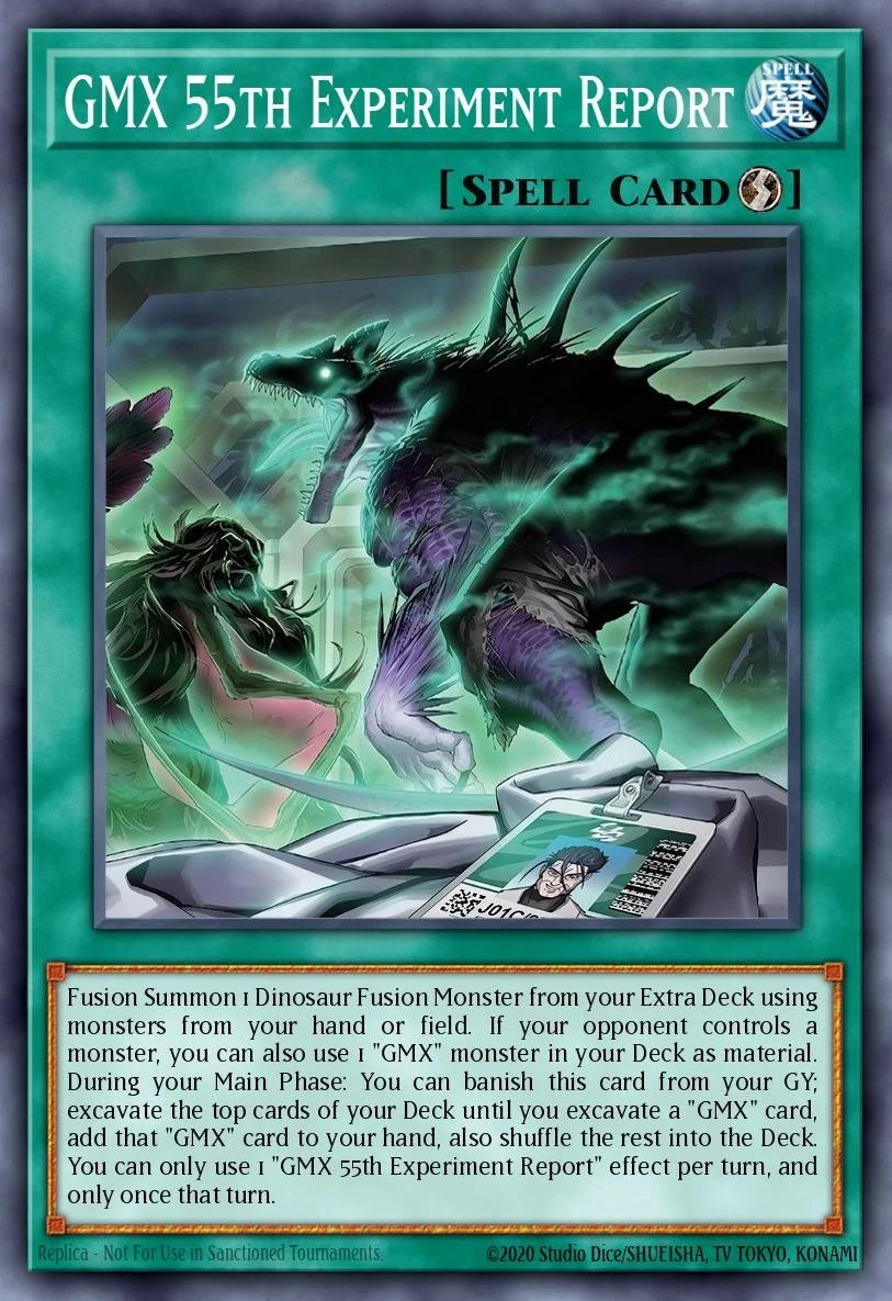 GMX 55TH EXPERIMENT REPORT - BLZD-EN094 - 1st Edition - ULTRA RARE