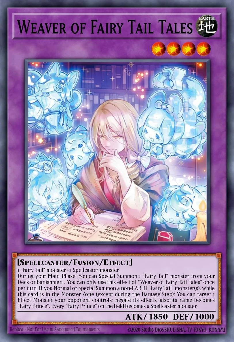WEAVER OF FAIRY TAIL TALES - BLZD-EN033 - 1st Edition - SUPER RARE