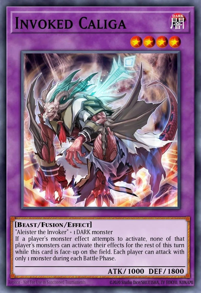 INVOKED CALIGA - BLGG-EN084 - 1st Edition - ULTRA RARE