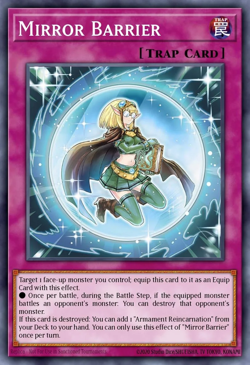 MIRROR BARRIER - BLGG-EN028 - 1st Edition - SECRET RARE