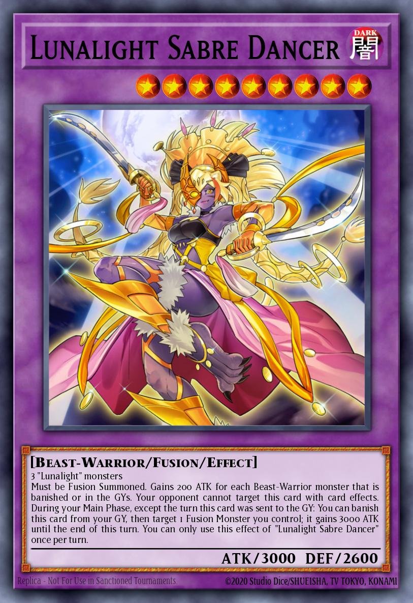 Lunalight Sabre Dancer - LAVD-ENL33 - 1st Edition - COMMON