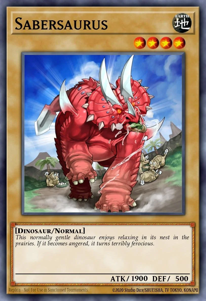 SABERSAURUS - BLGG-EN052 - 1st Edition - ULTRA RARE