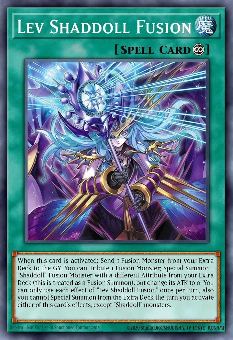 LEV SHADDOLL FUSION - BLGG-EN024 - 1st Edition - SECRET RARE