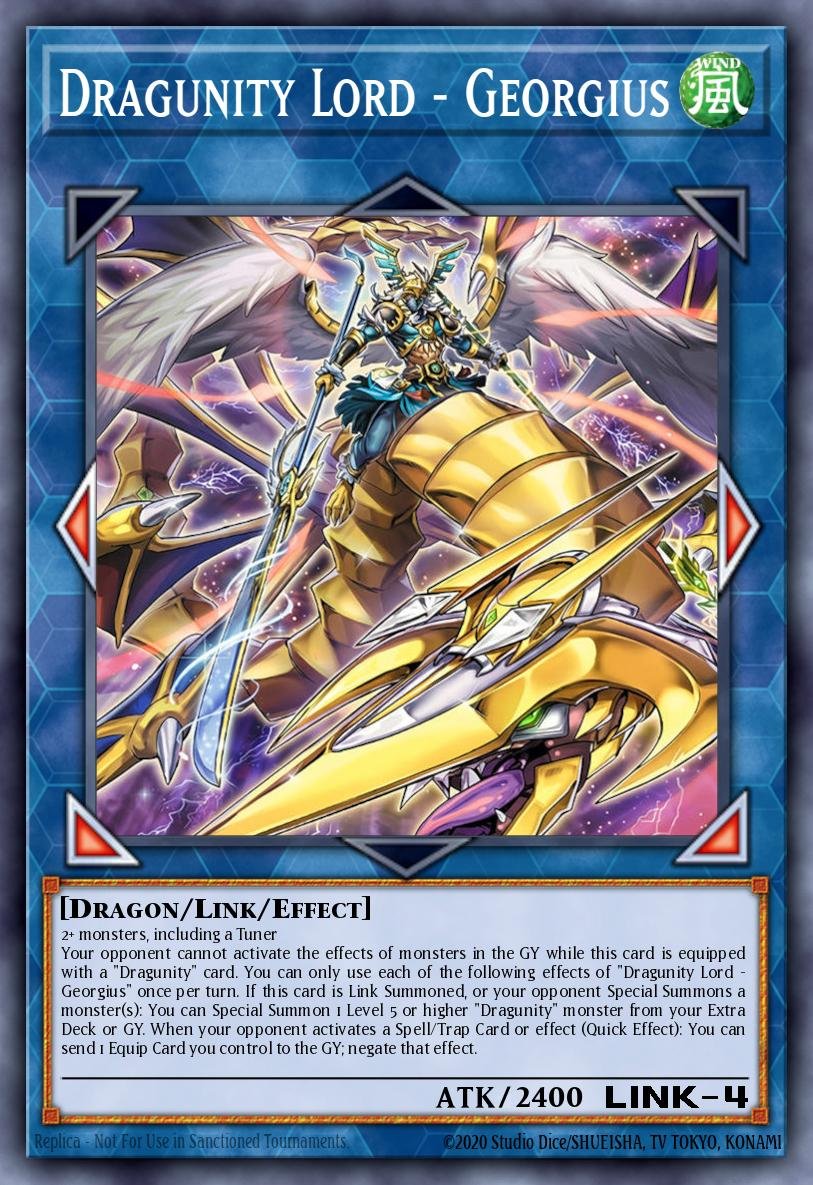 DRAGUNITY LORD - GEORGIUS - BLGG-EN014 - 1st Edition - SECRET RARE