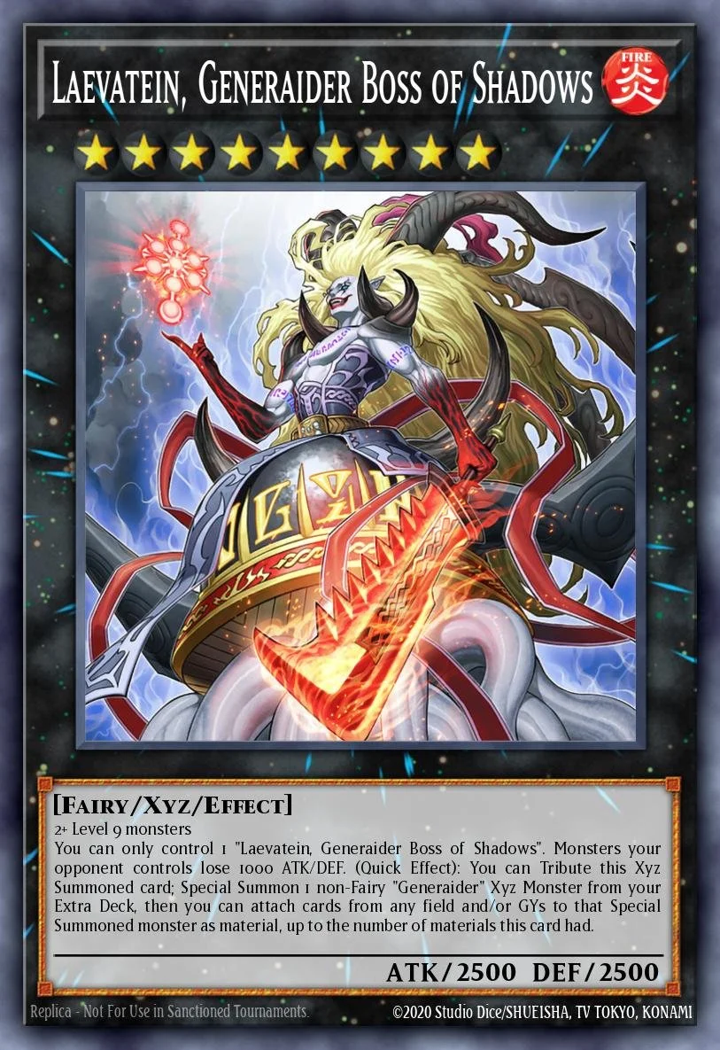 Laevatein, Generaider Boss of Shadows - RA05-EN051 - 1st Edition - Ultra Rare