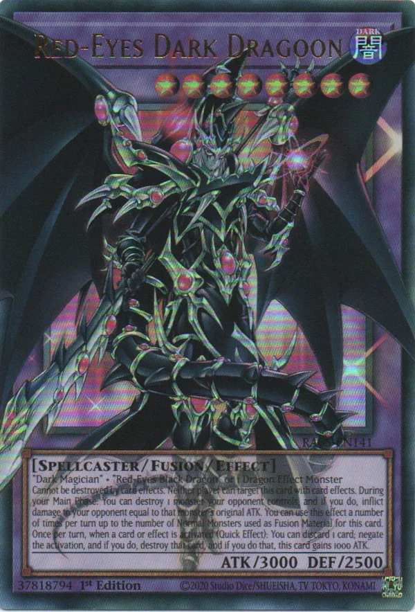 Red-Eyes Dark Dragoon (Extended Art) - RA05-EN141 - 1st Edition - Ultra Rare