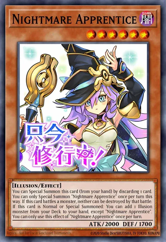 Nightmare Apprentice (Variant Art) - RA05-EN135 - 1st Edition - Starlight Rare