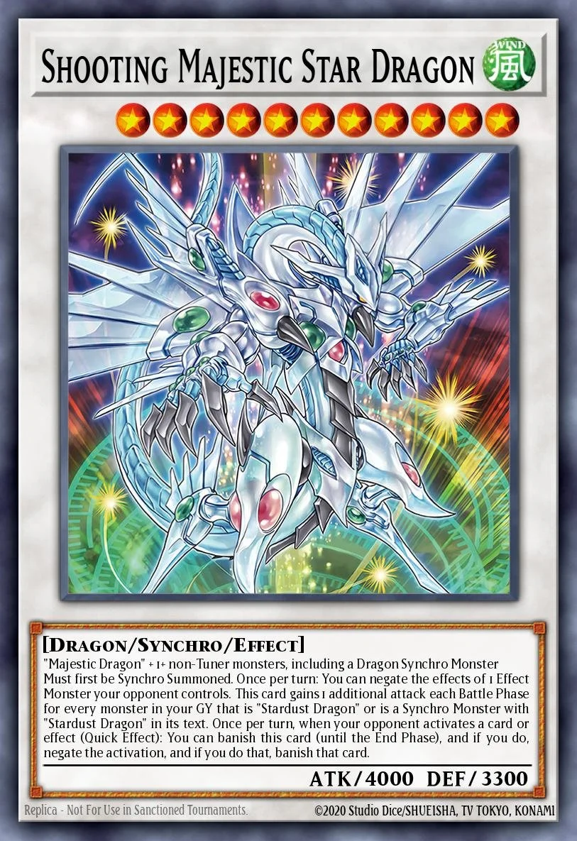 SHOOTING MAJESTIC STAR DRAGON - BLGG-EN092 - 1st Edition - SECRET RARE