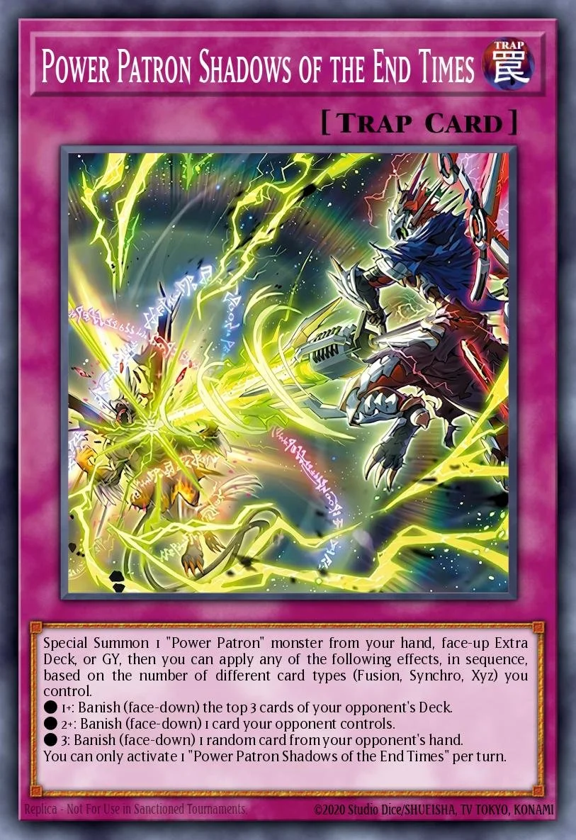 POWER PATRON SHADOWS OF THE END TIMES - CORI-EN071 - 1st Edition - COMMON
