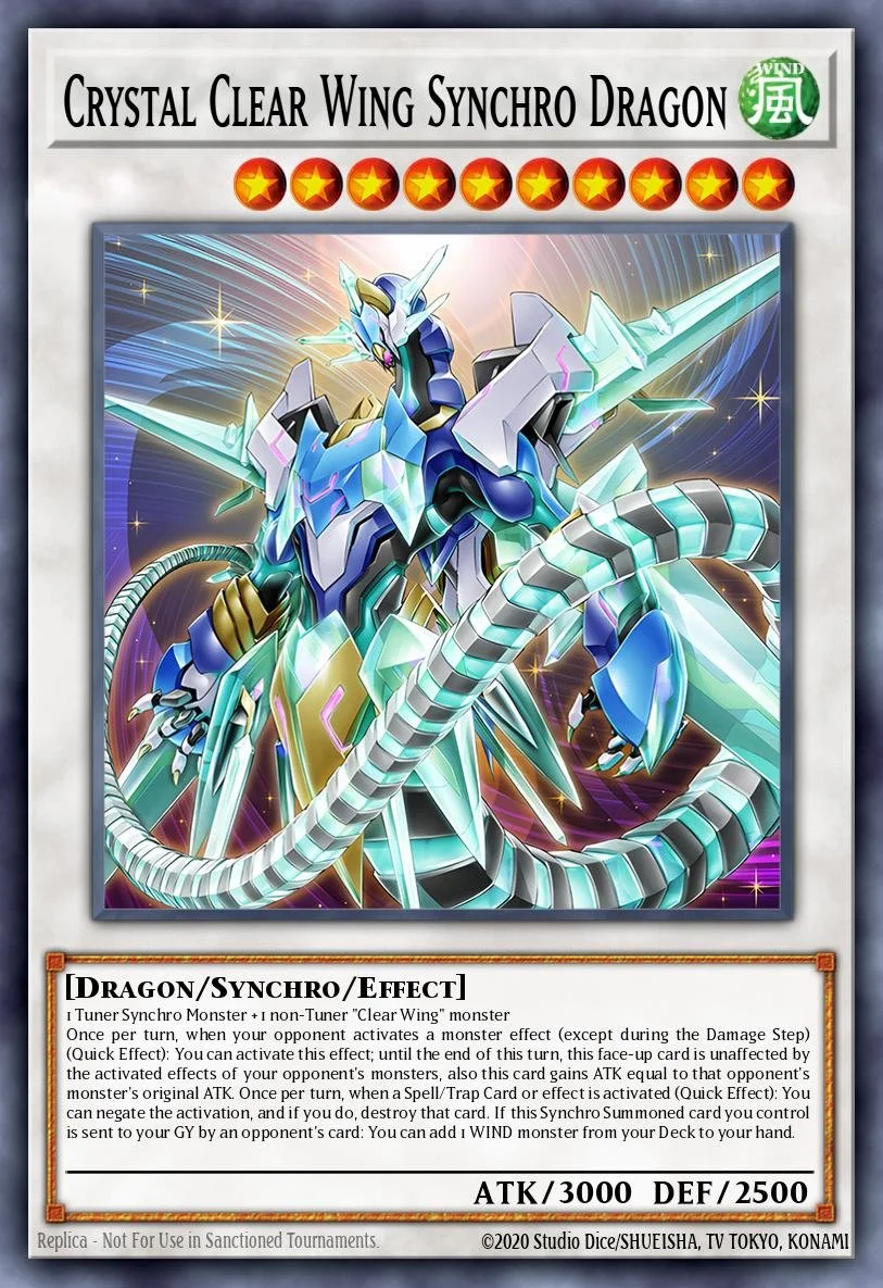 Crystal Clear Wing Synchro Dragon - LAVD-ENS32 - 1st Edition - COMMON