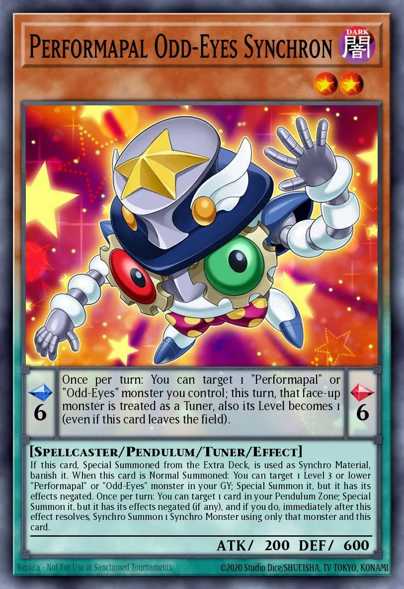 Performapal Odd-Eyes Synchron - LAVD-ENO10 - 1st Edition - COMMON