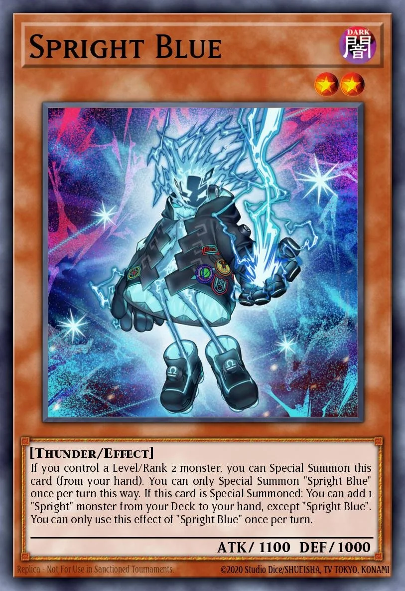 Spright Blue - RA05-EN021 - 1st Edition - Starlight Rare